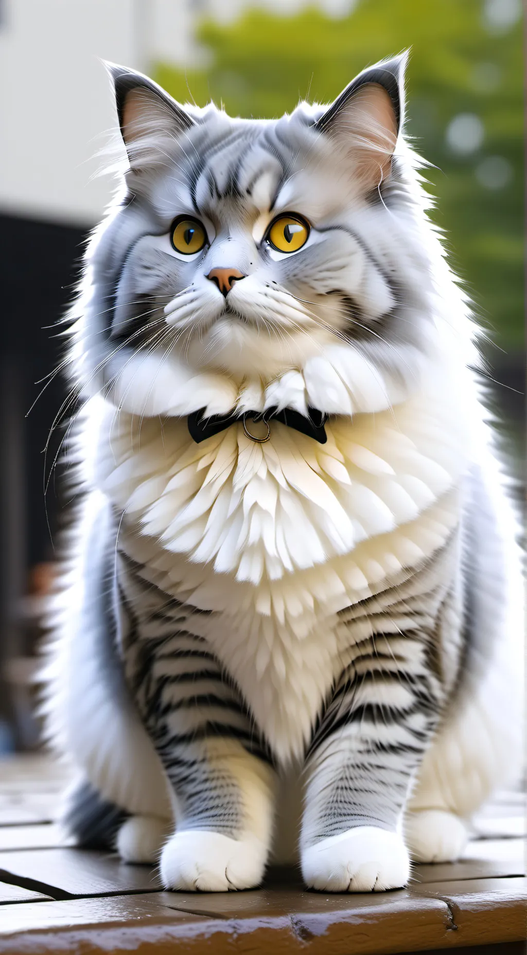 ai character: Кот Дымок background