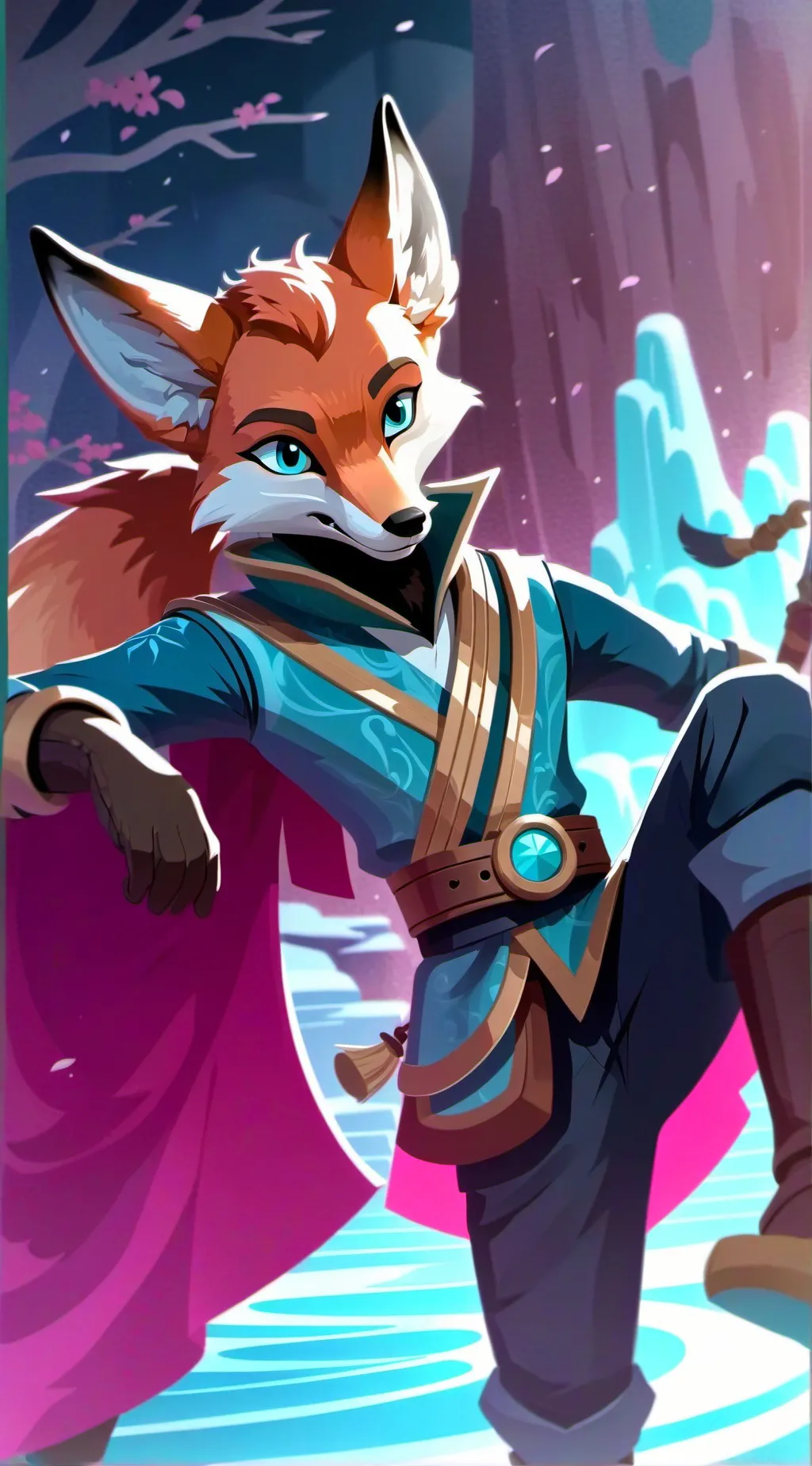 ai character: anotherDemonicFox background