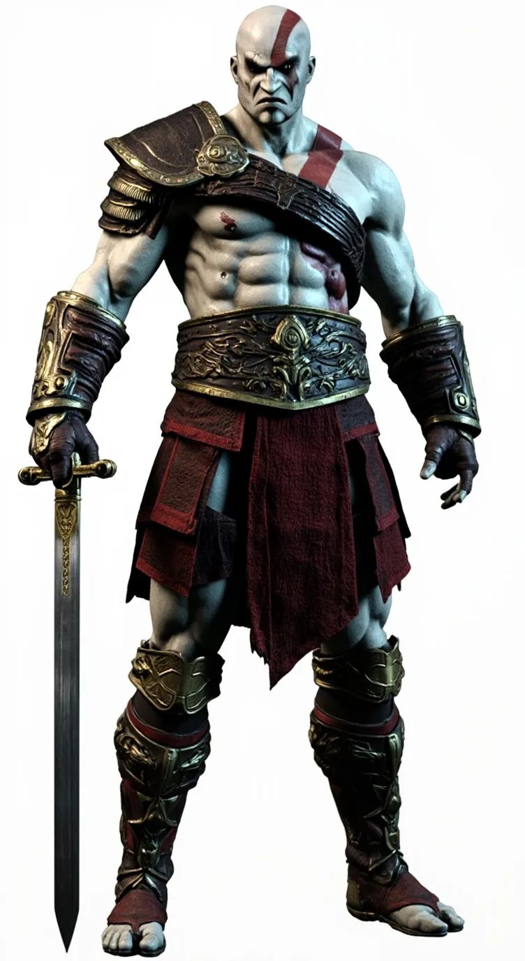 ai character: Kratos / Skyrim background