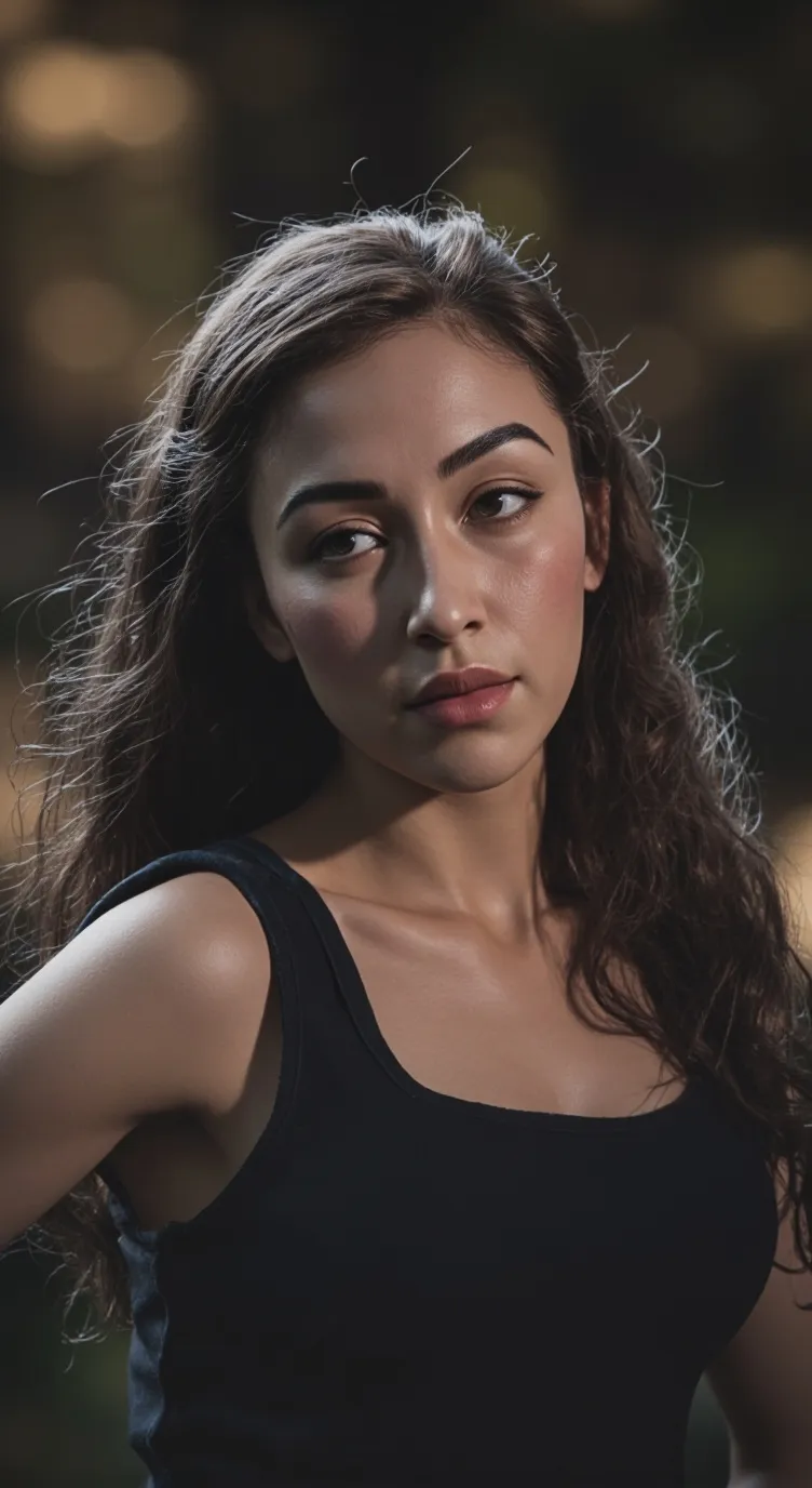 ai character: Hot gf background