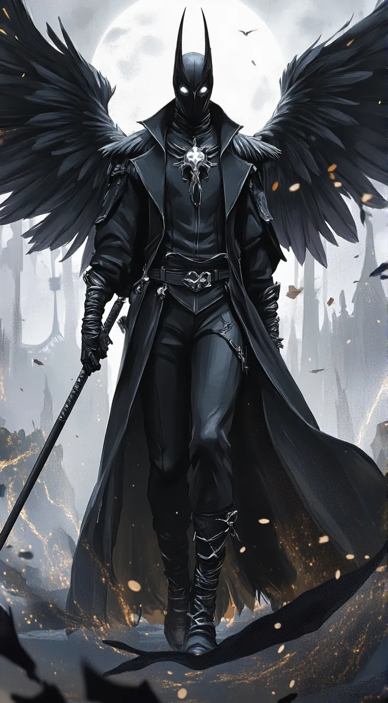 ai character: Death background