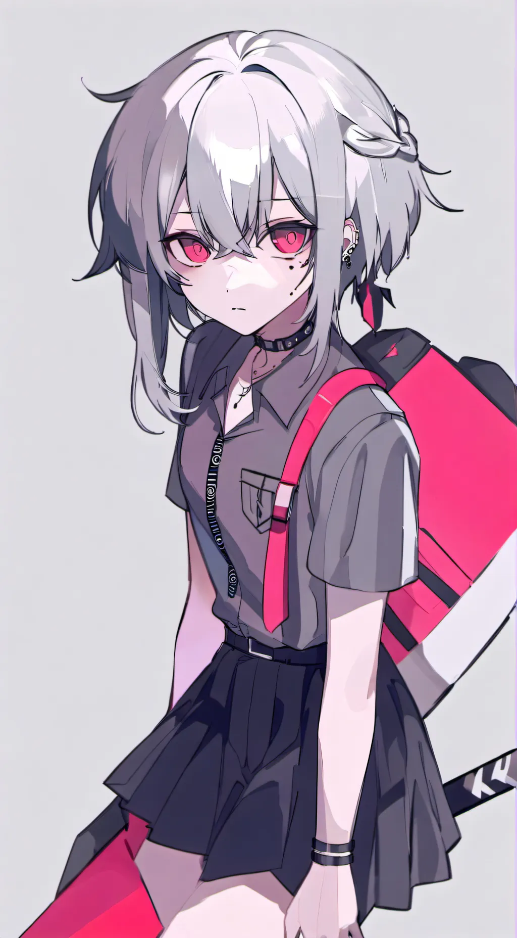 ai character: Omenaso x smoke background