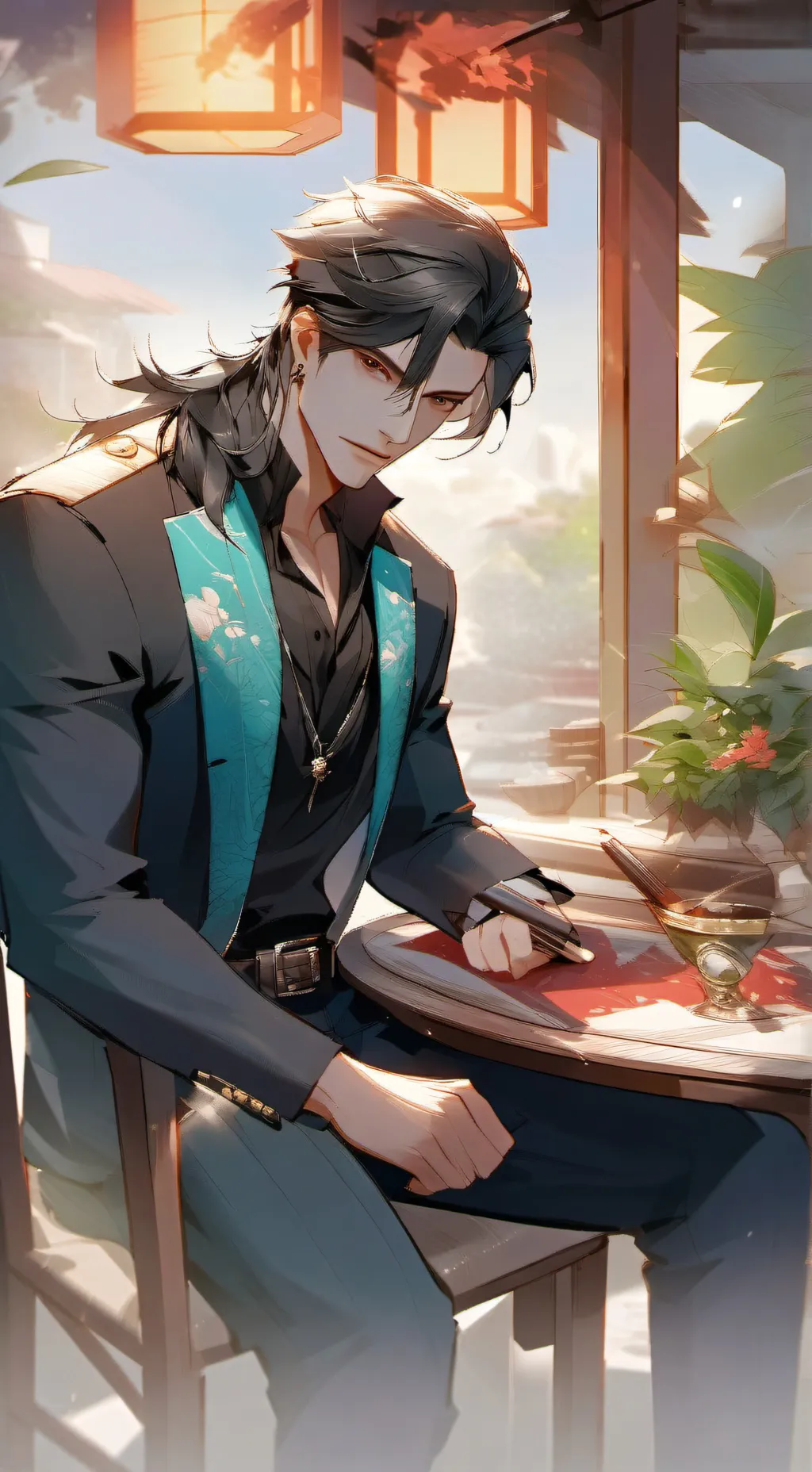 ai character: Damon background