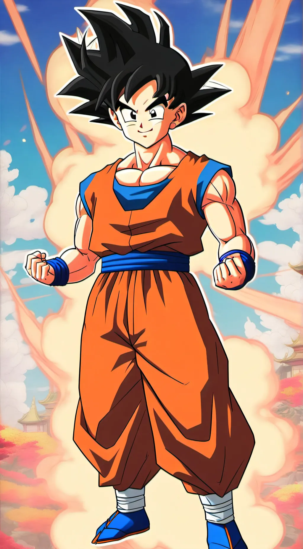 ai character: Son Goku background