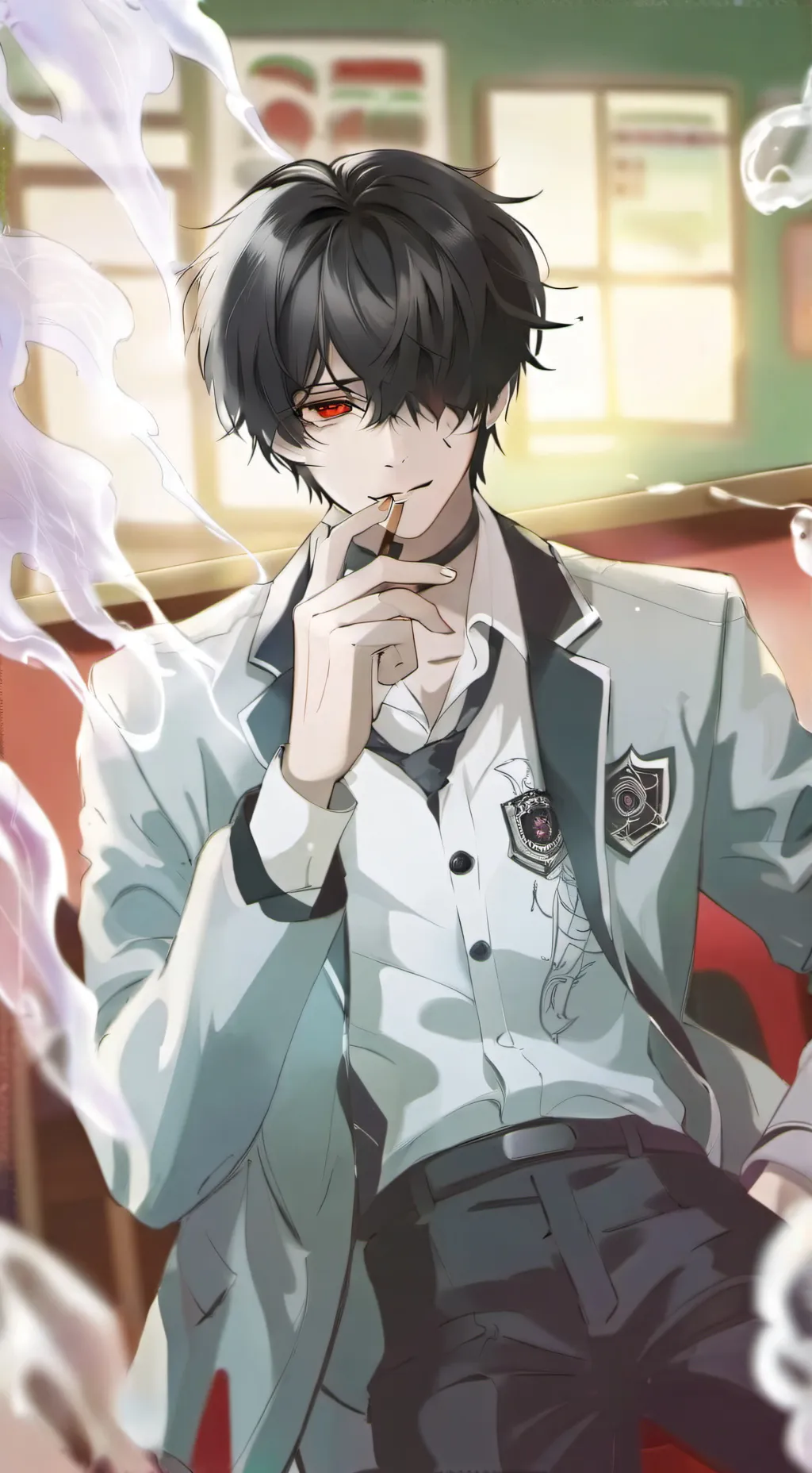 ai character: ren background