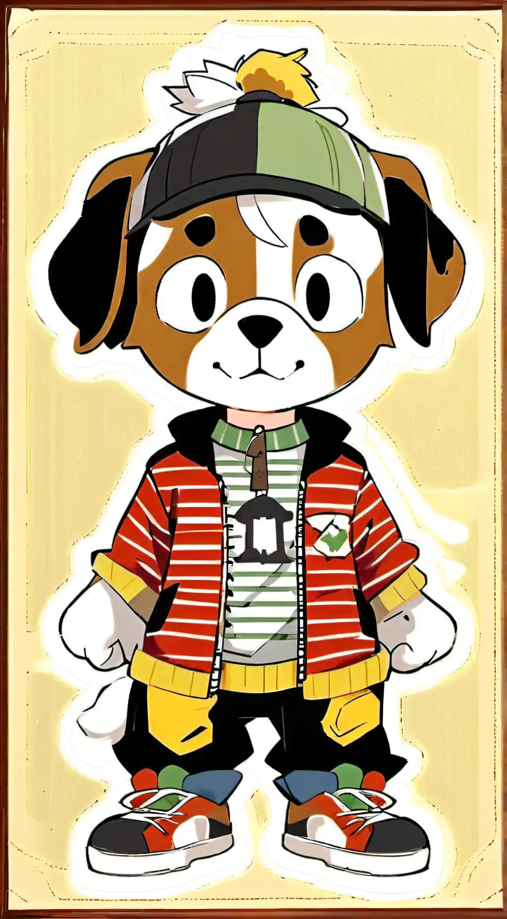 ai character: Mr Deo  background