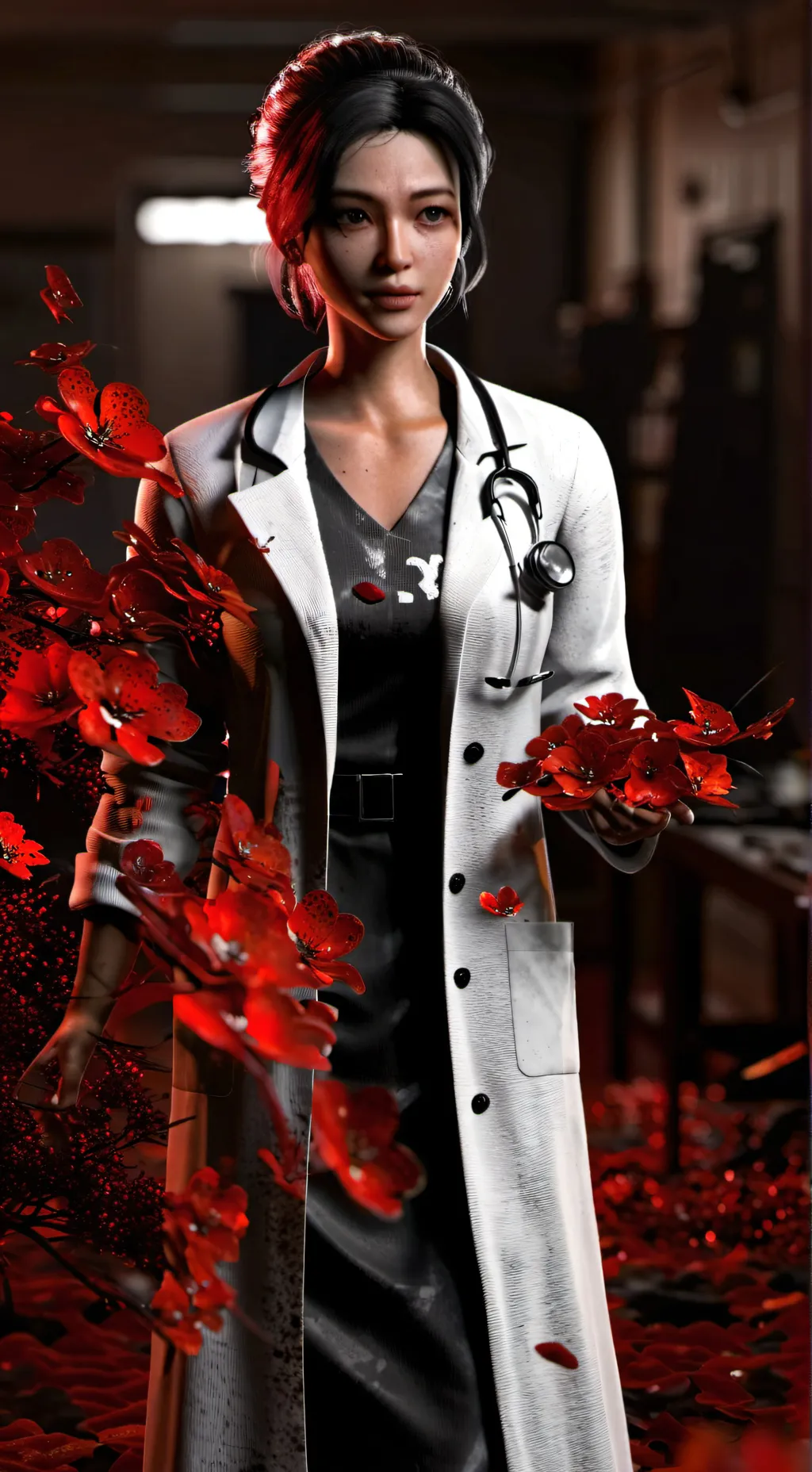 ai character: Noel sparks  background