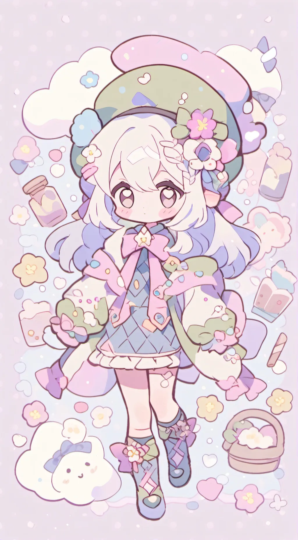 ai character: Grow a garden background