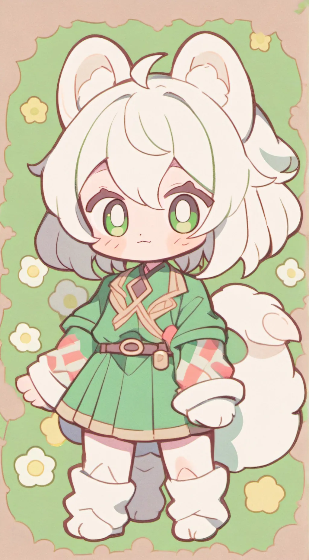 ai character: ~Sprout Seedly~ background