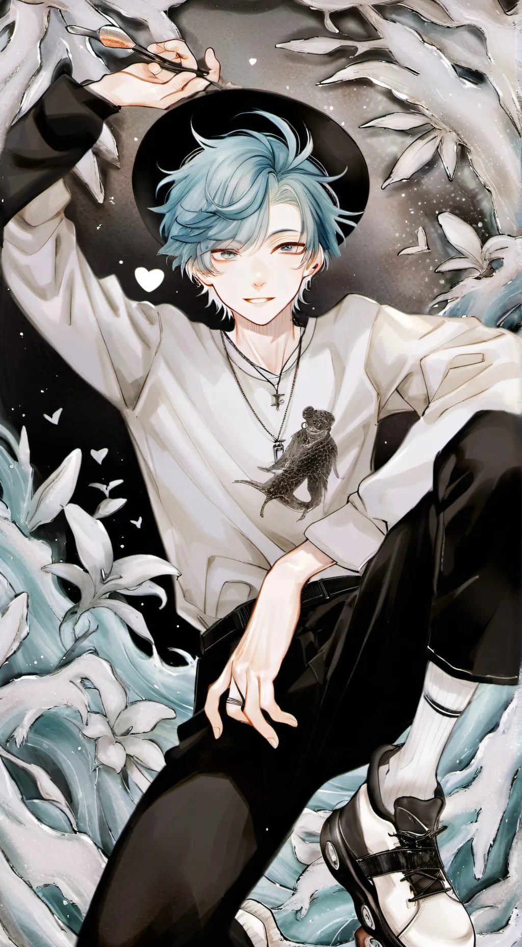 ai character: Leo background