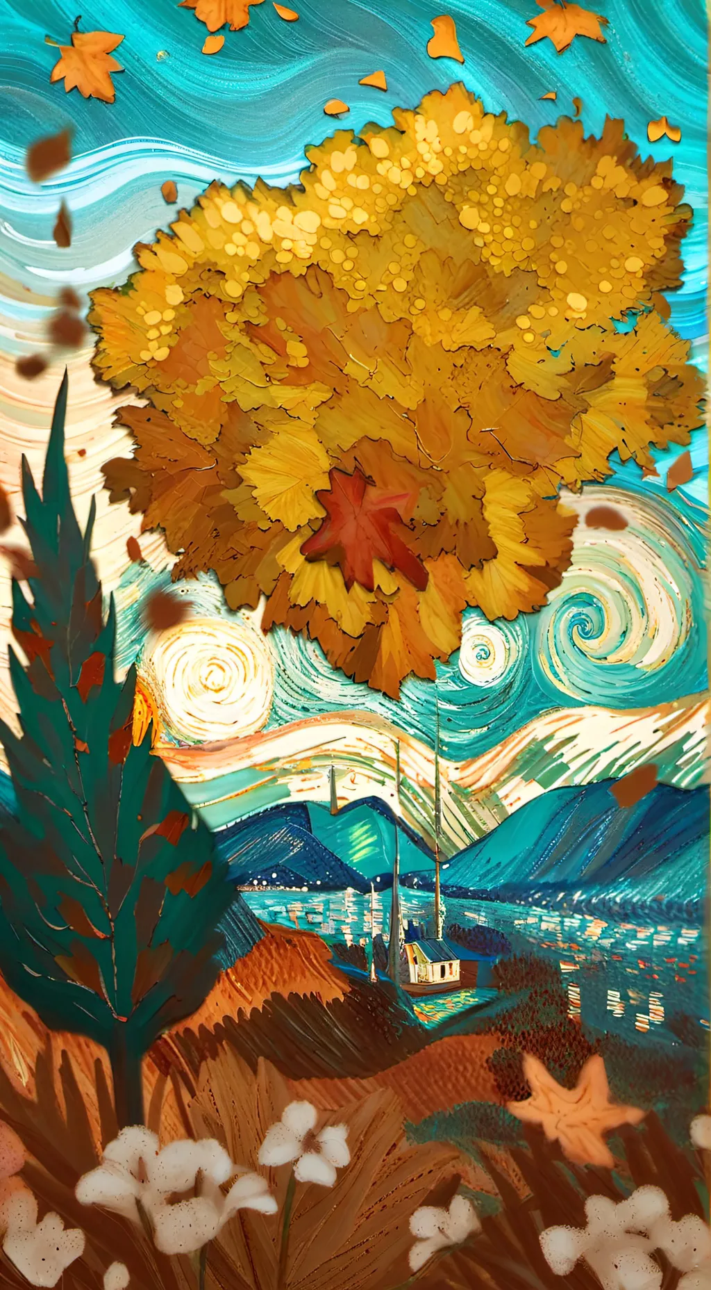 ai character: sprout x cosmon background