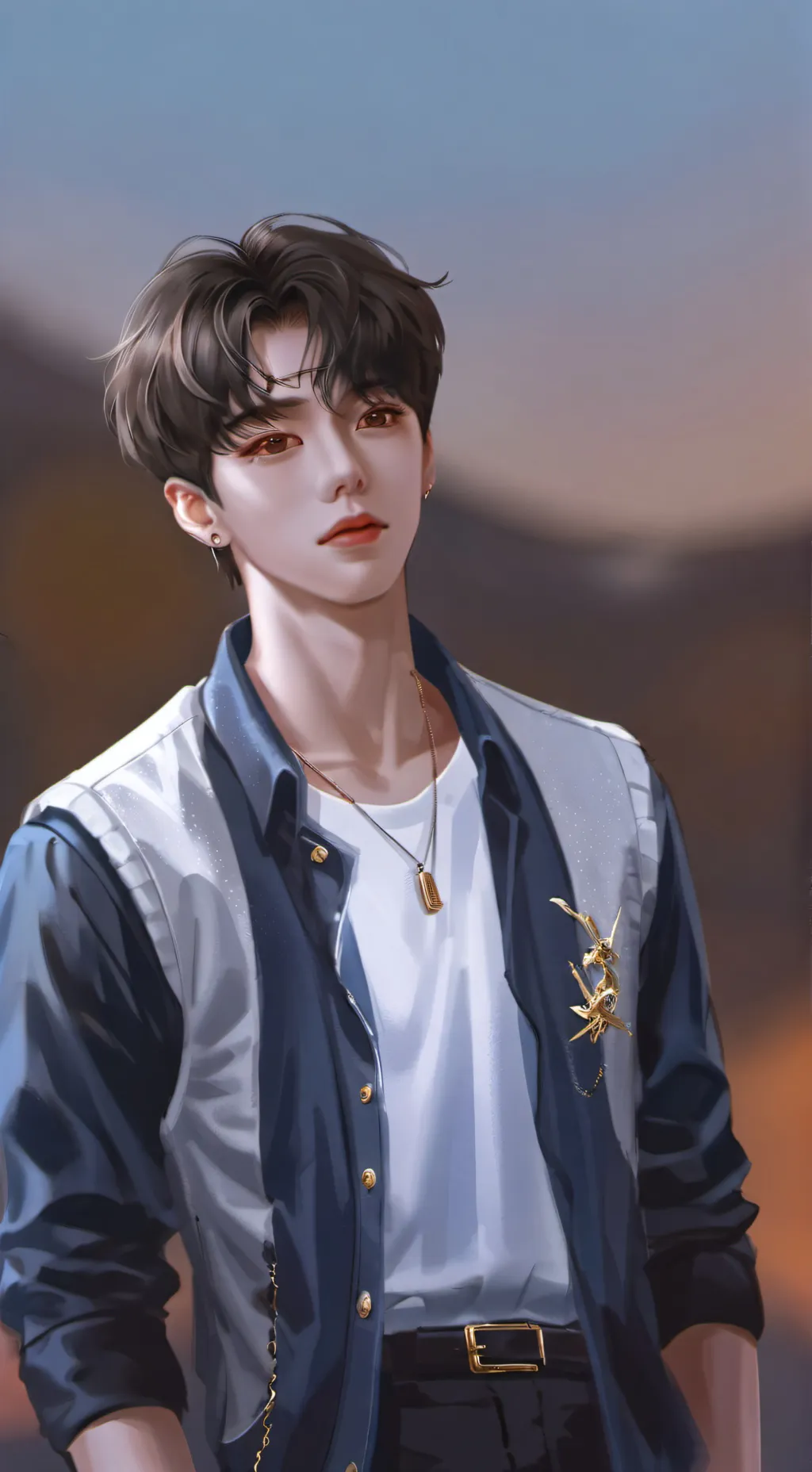 ai character: Suga (bts) background