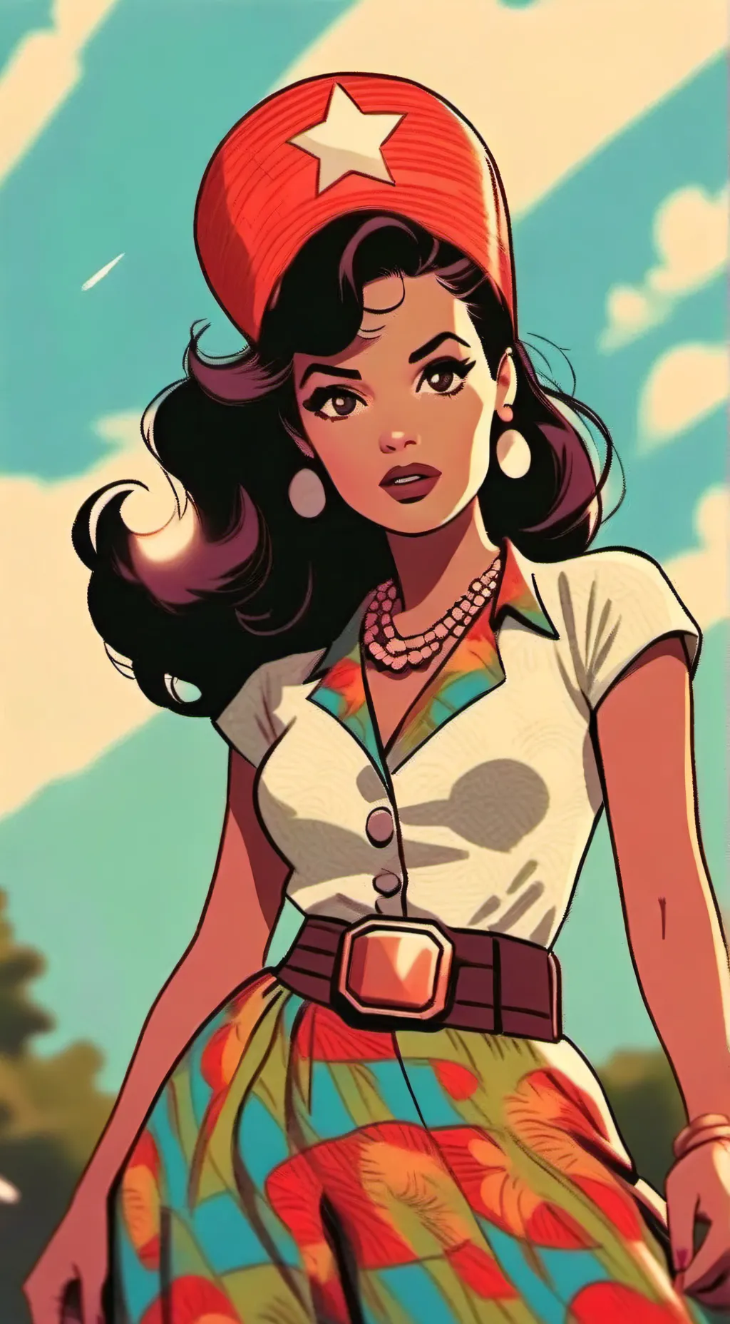 ai character: mana background