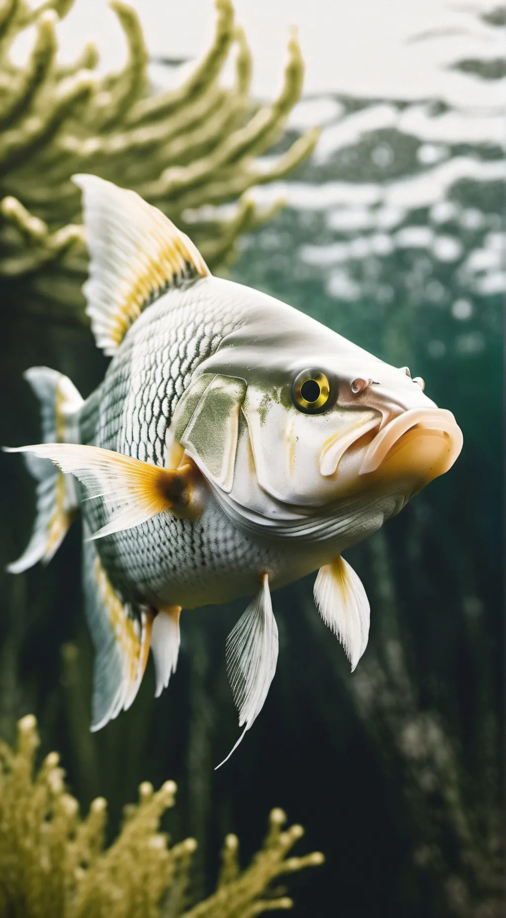 ai character: sexy fish background