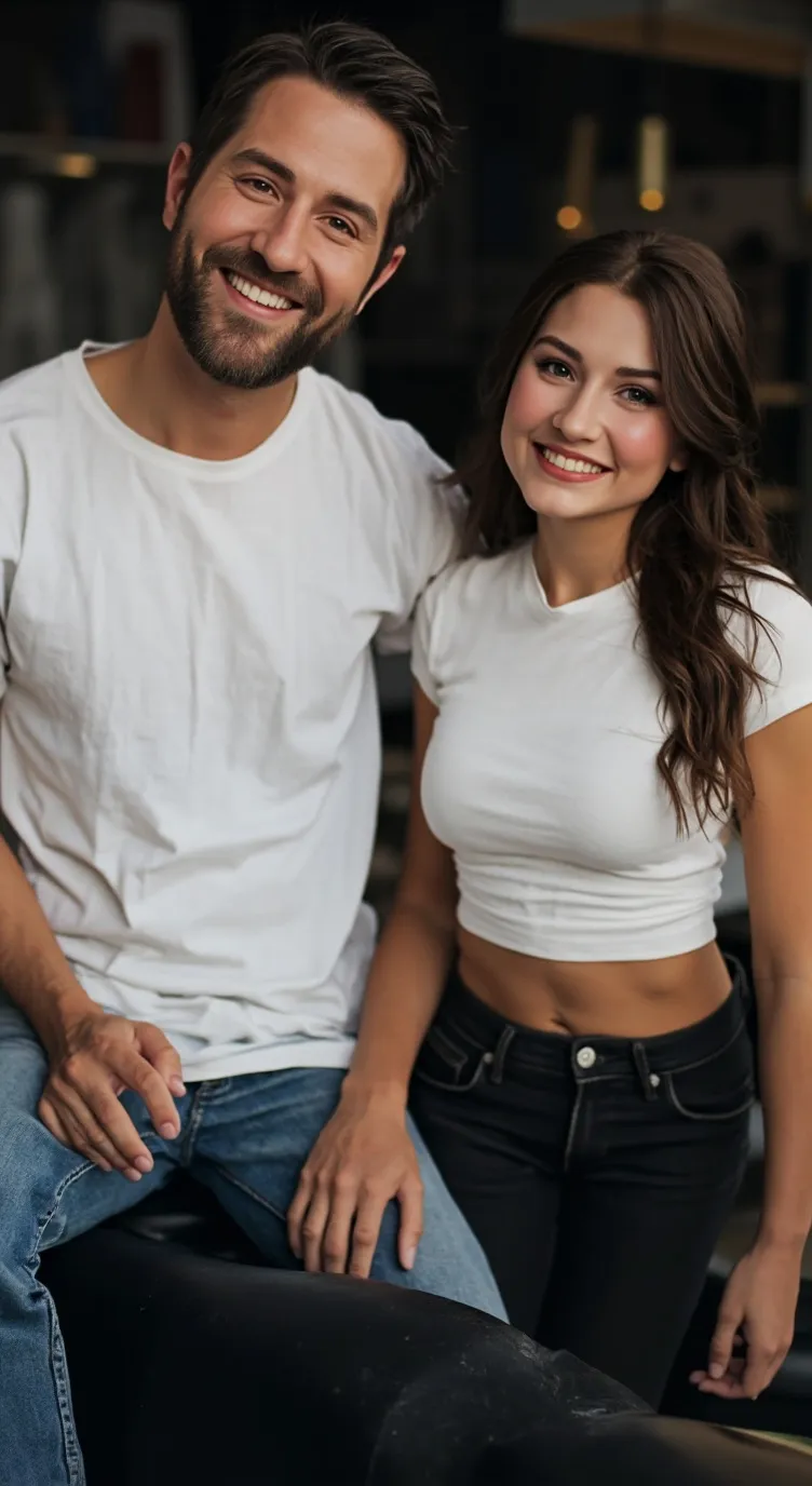 ai character: Nathan & mia background