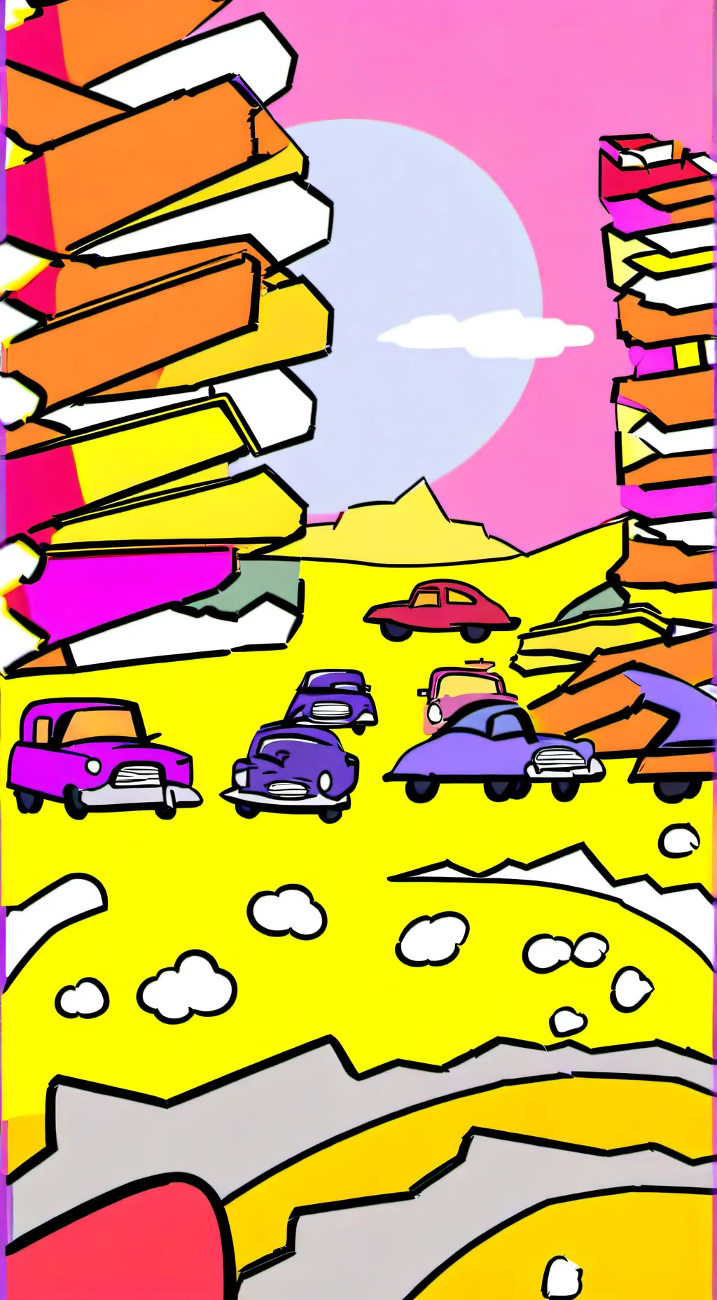 ai character: Sprunki Roadtrip background