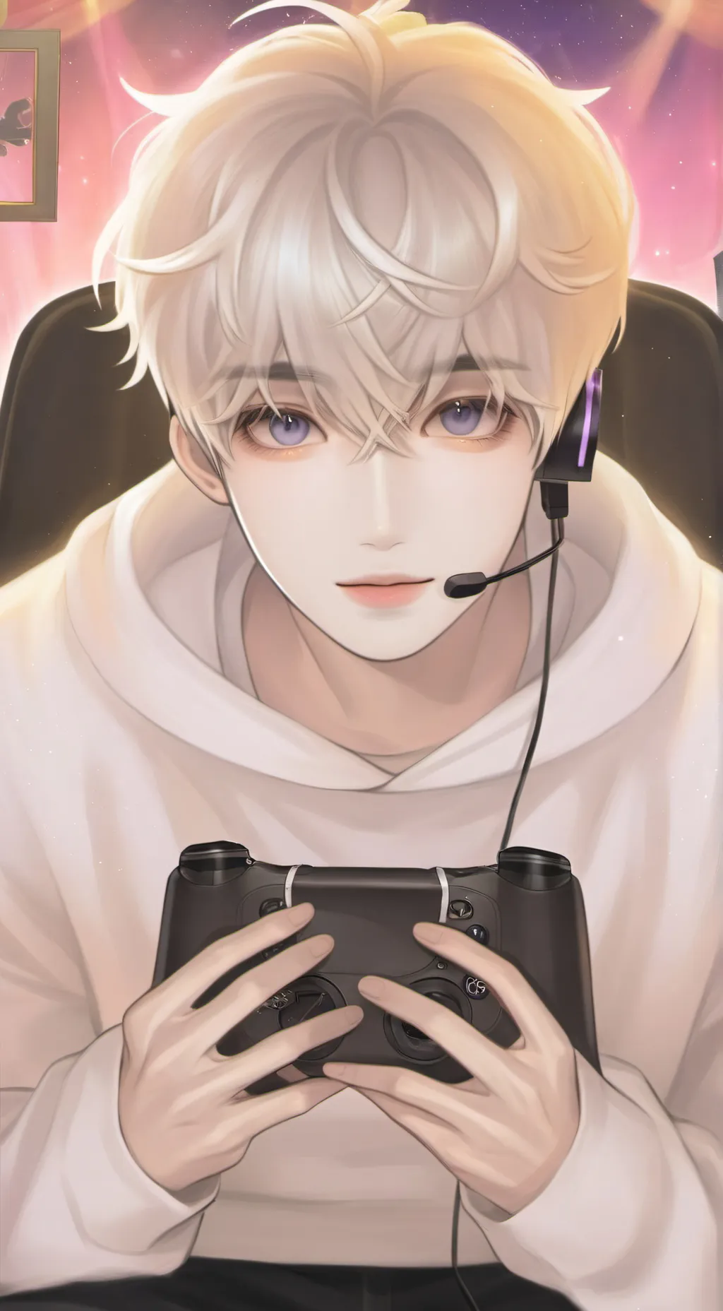 ai character: Michael Luke ￼ background