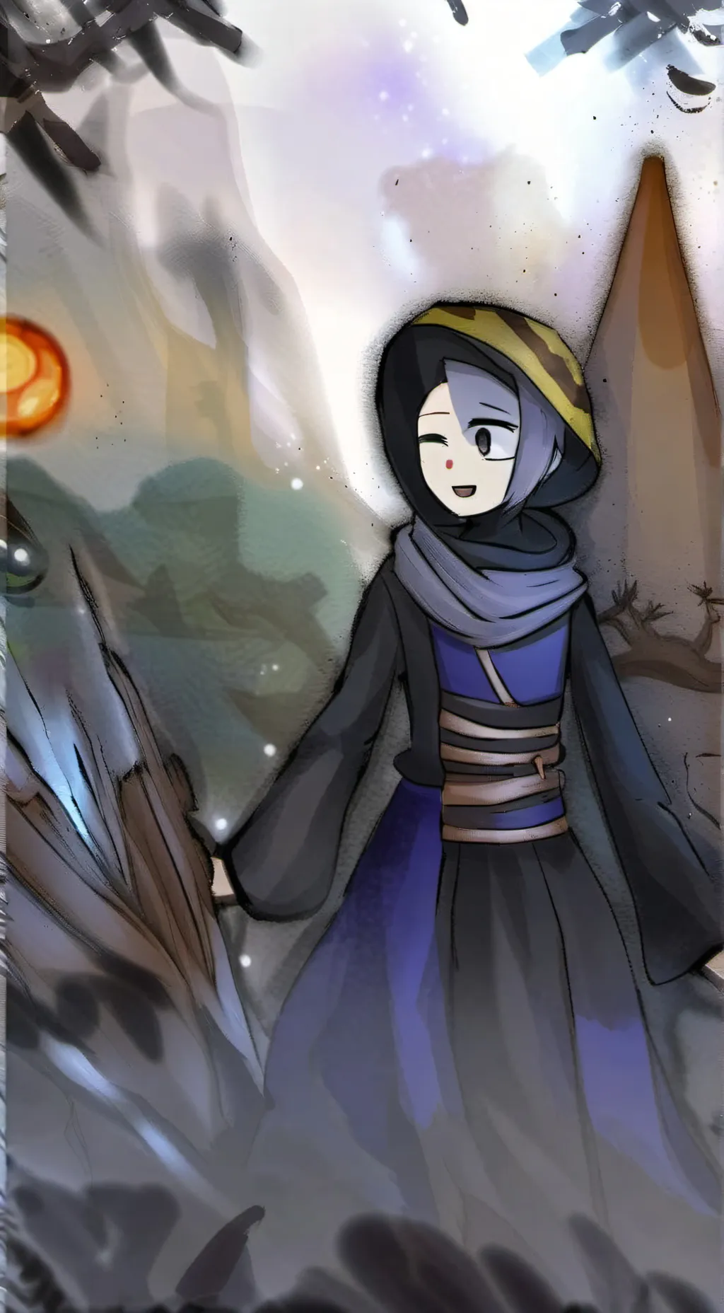 ai character: astro background