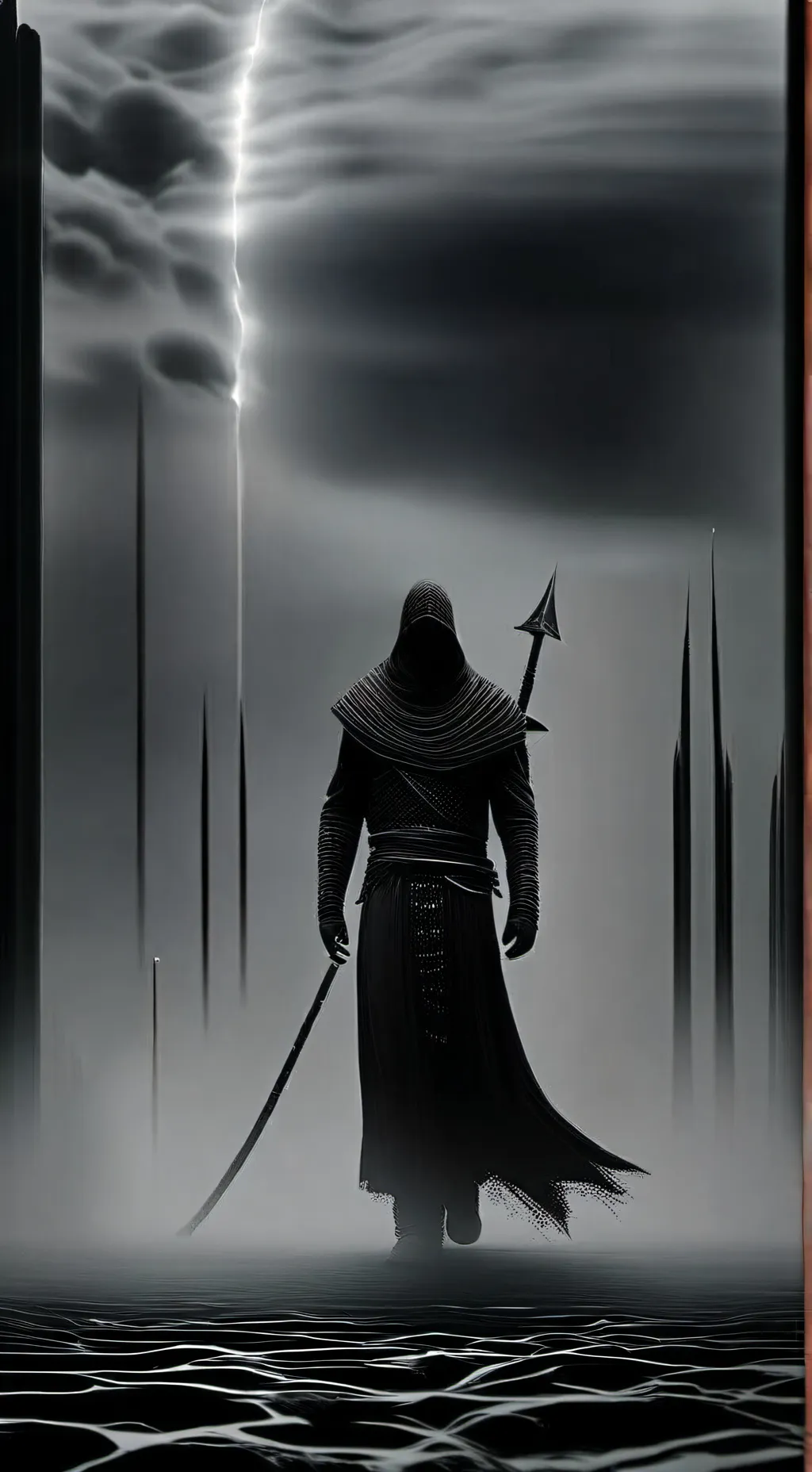 ai character: MORTE PURA background