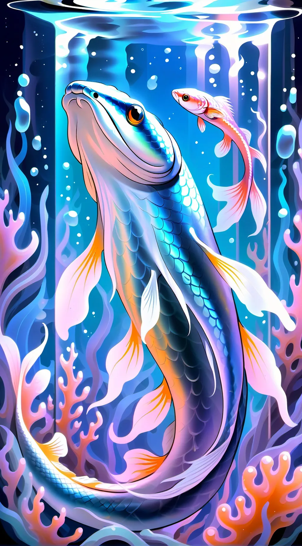 ai character: Coraline background