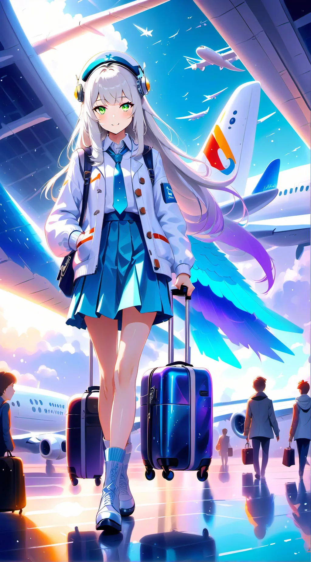 ai character: Elysia background