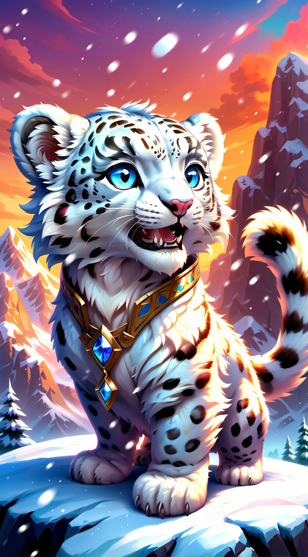 ai character: Frostie background