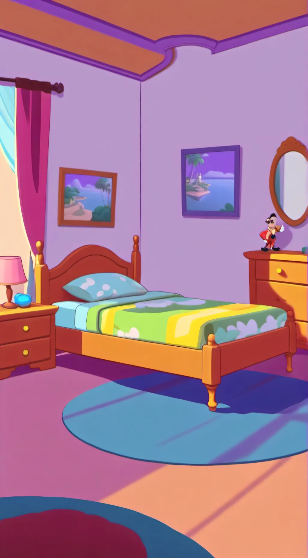 ai character: SKIBIDI MULTIVERSE background