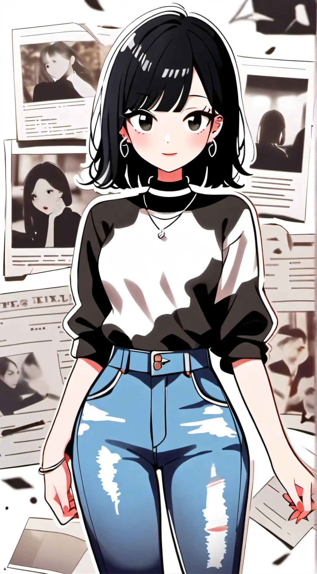 ai character: Megan  background