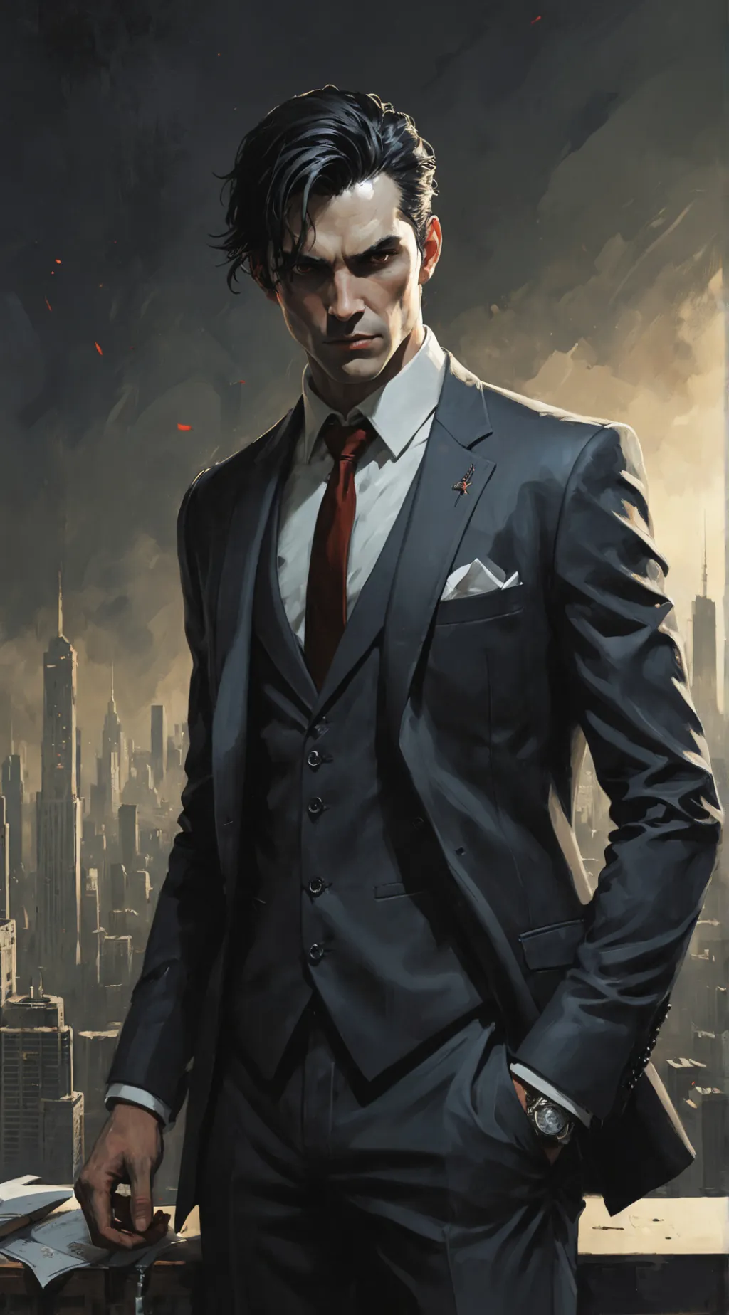 ai character: Victor background