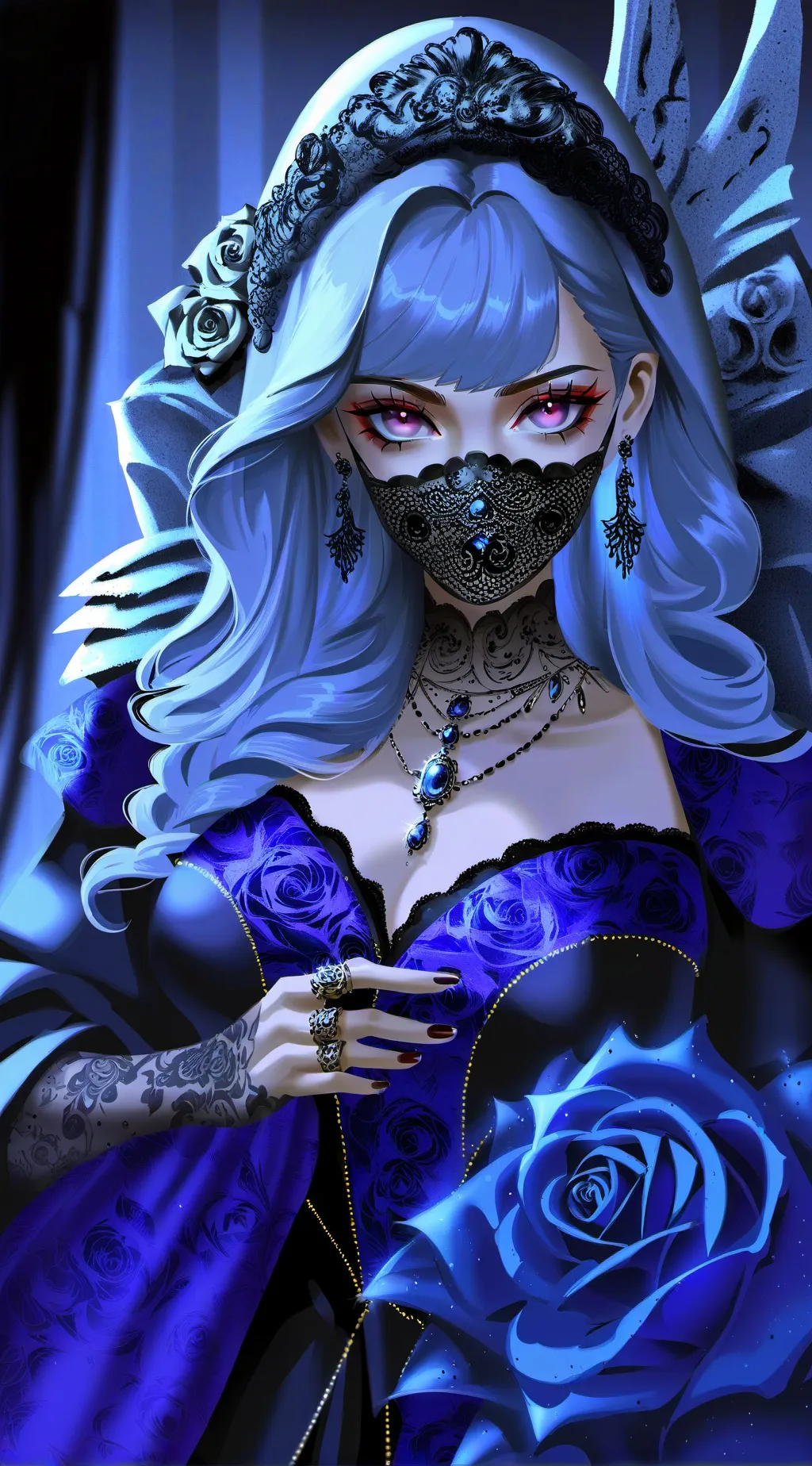 ai character: Sofia Frost background