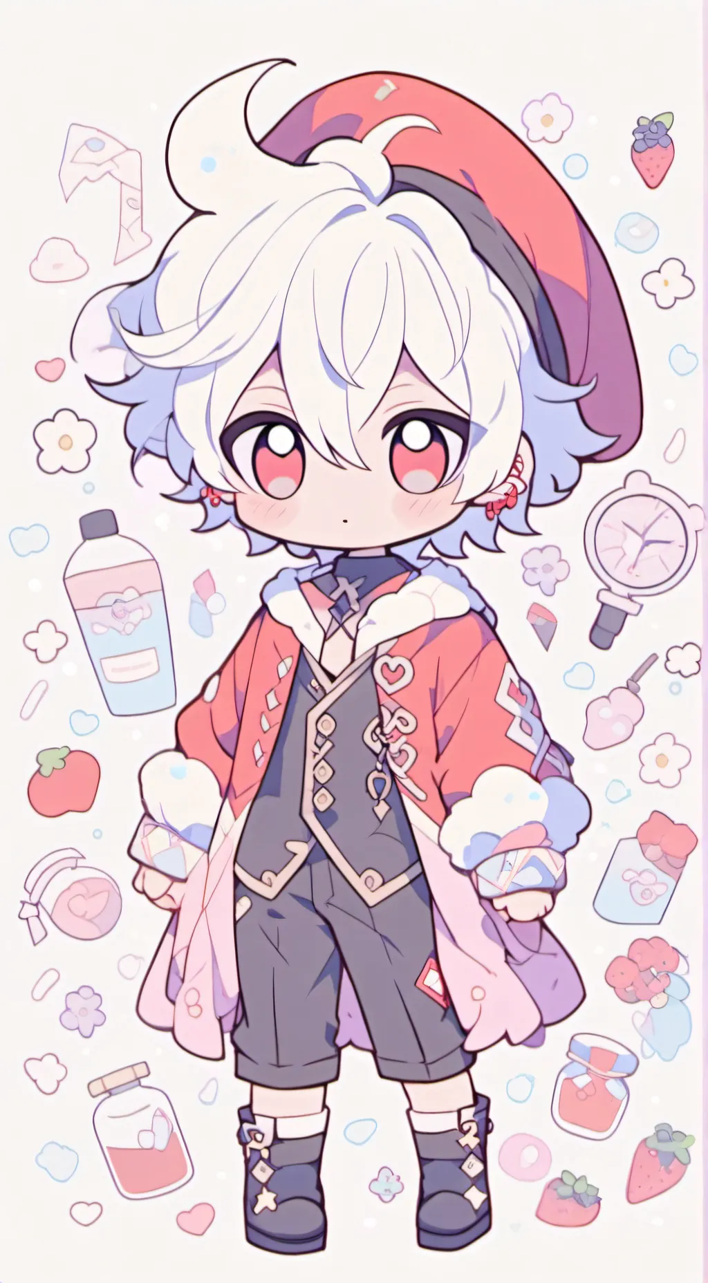 ai character: Mha vampire background