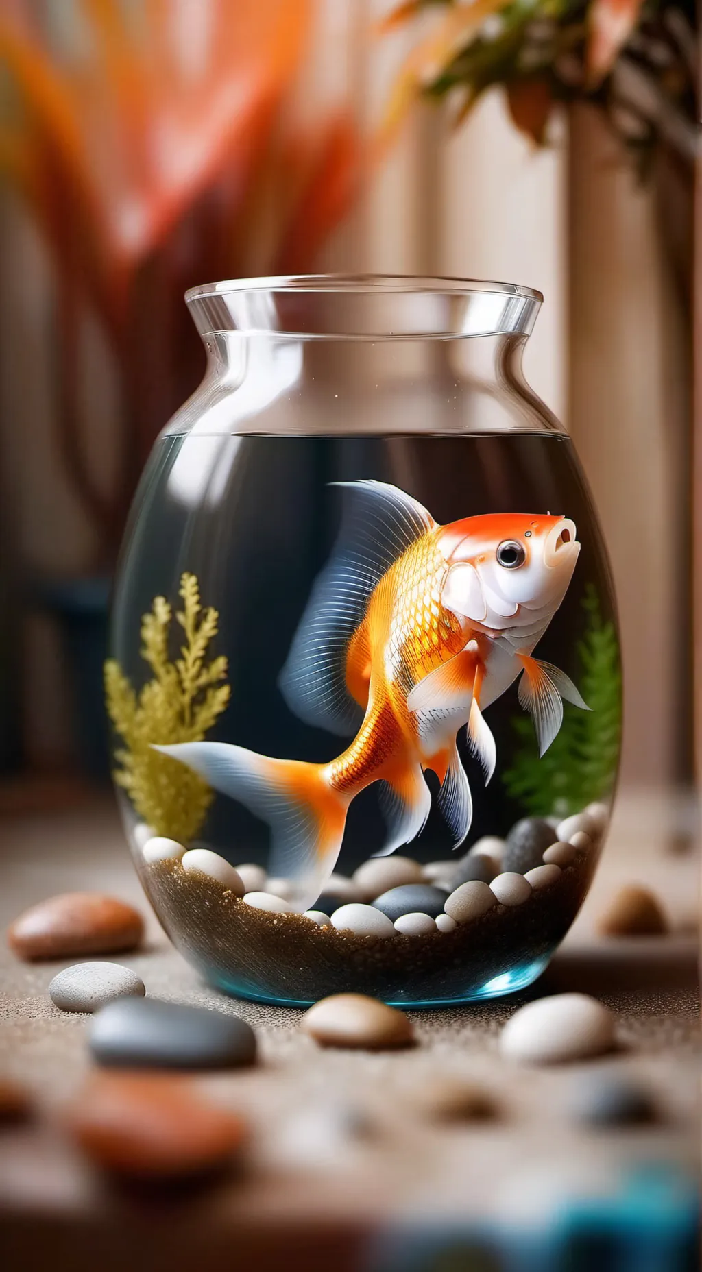 ai character: Dandy world glitch background