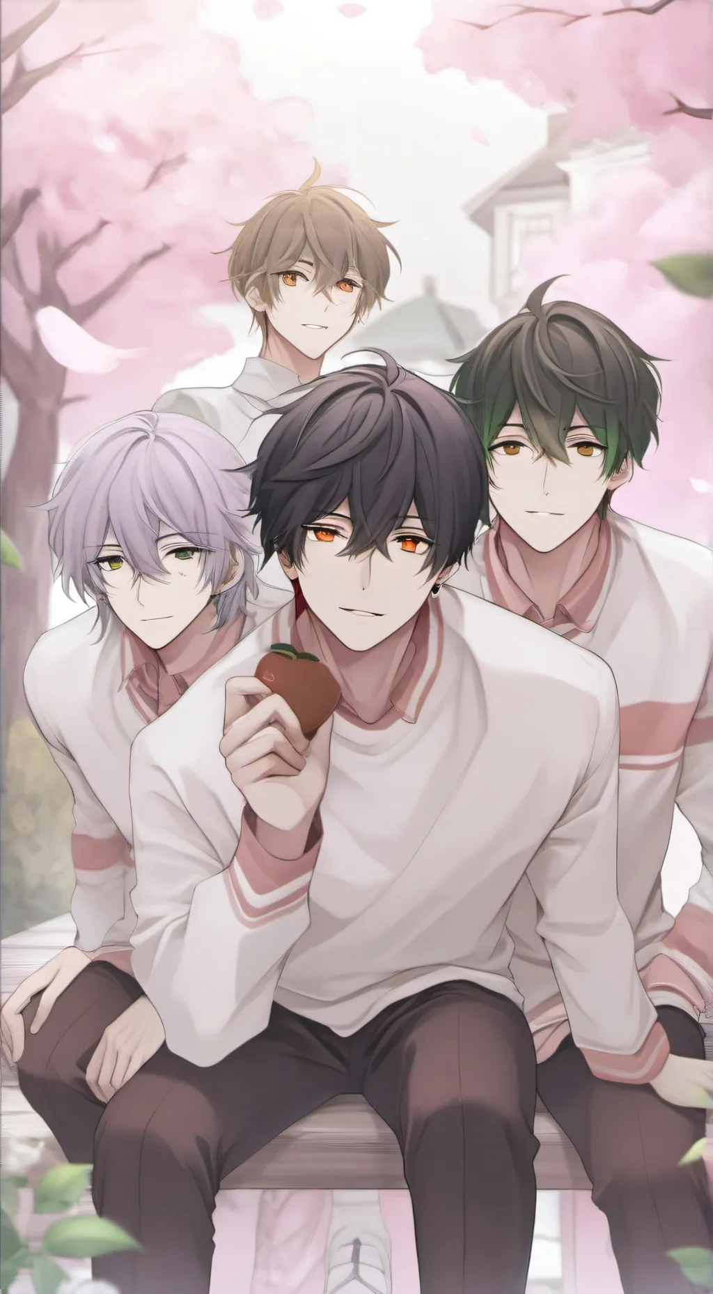 ai character: Derek,Dylan,David background