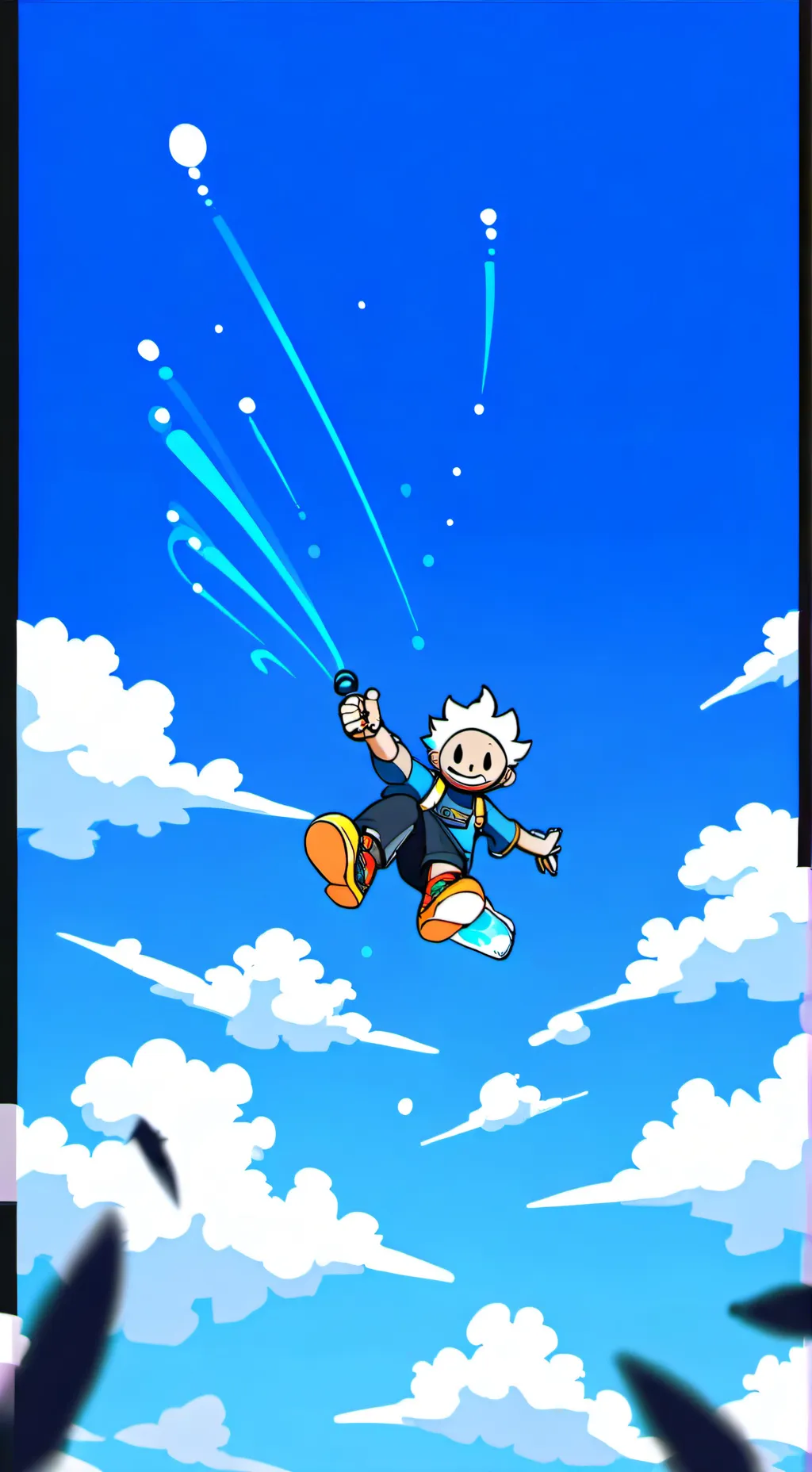 ai character: Sky background