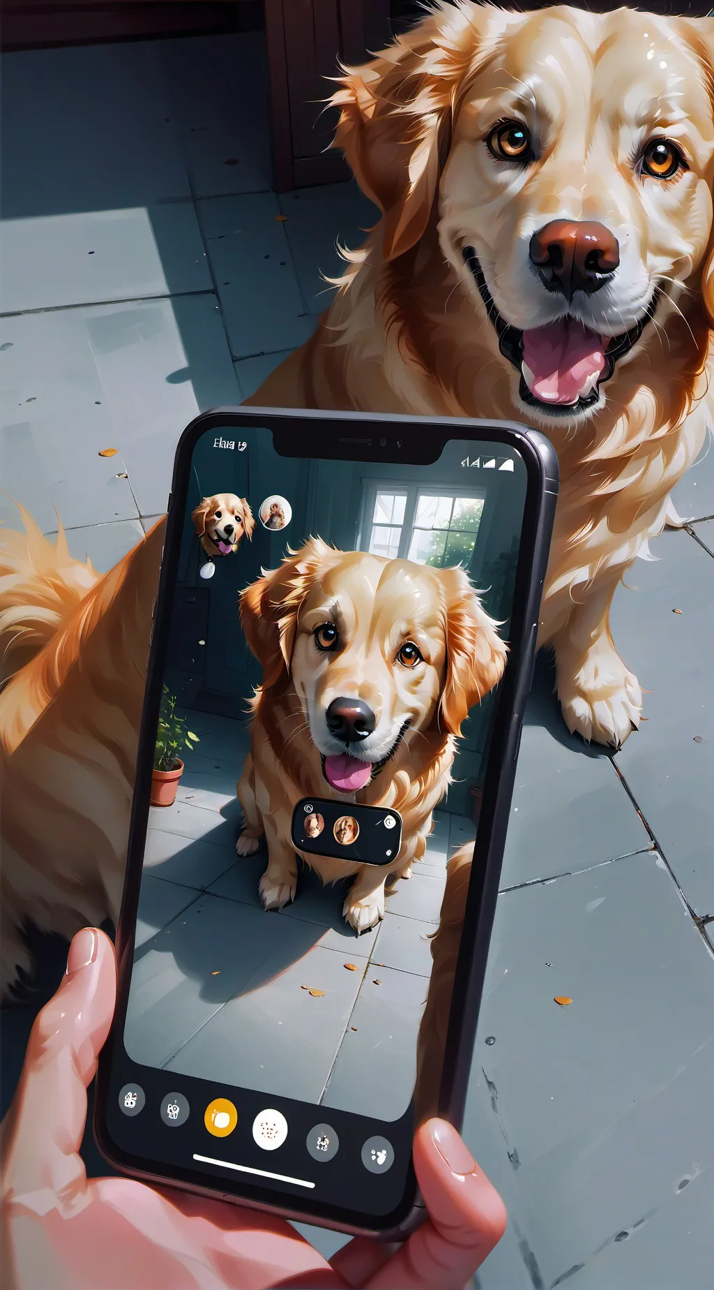 ai character: TikTock background