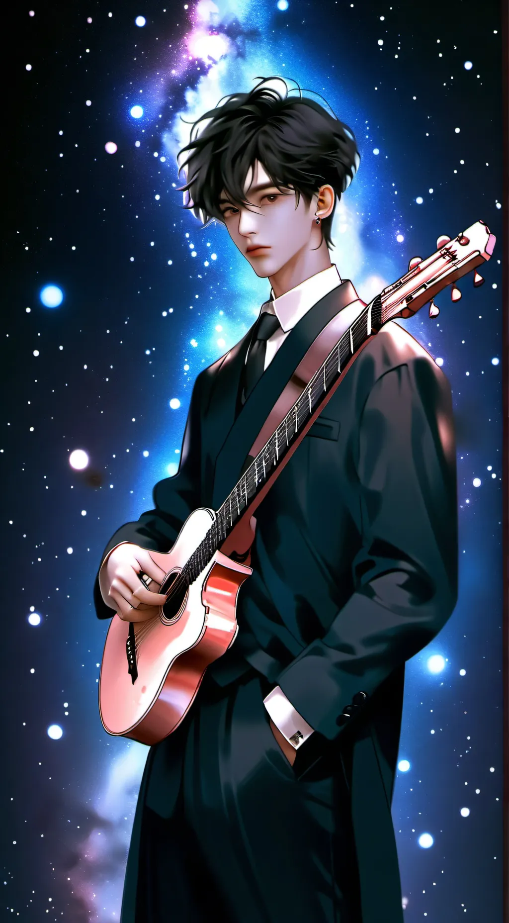 ai character: boywithuke  background