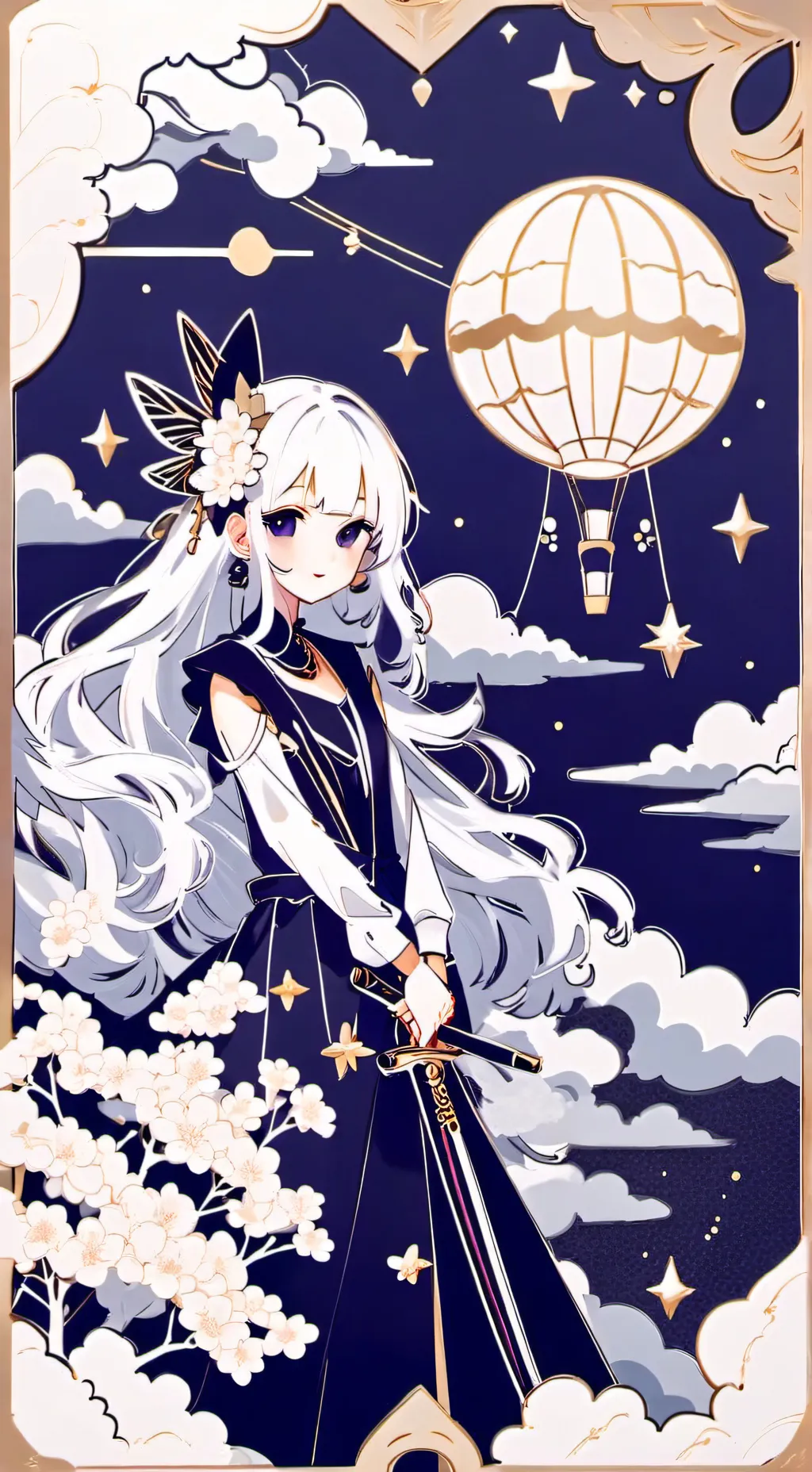 ai character: raddy x sky background