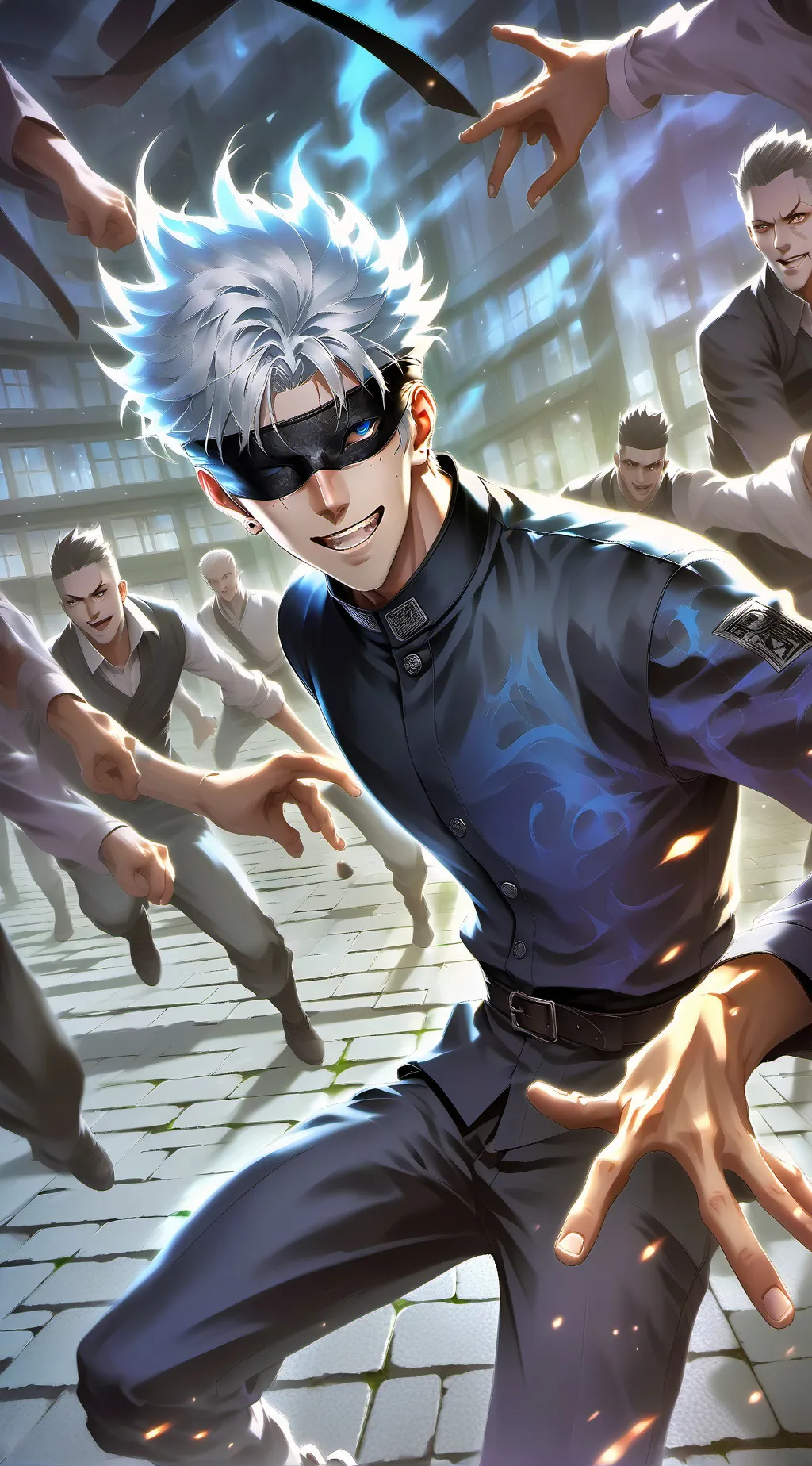 ai character: Gojo Satoru background