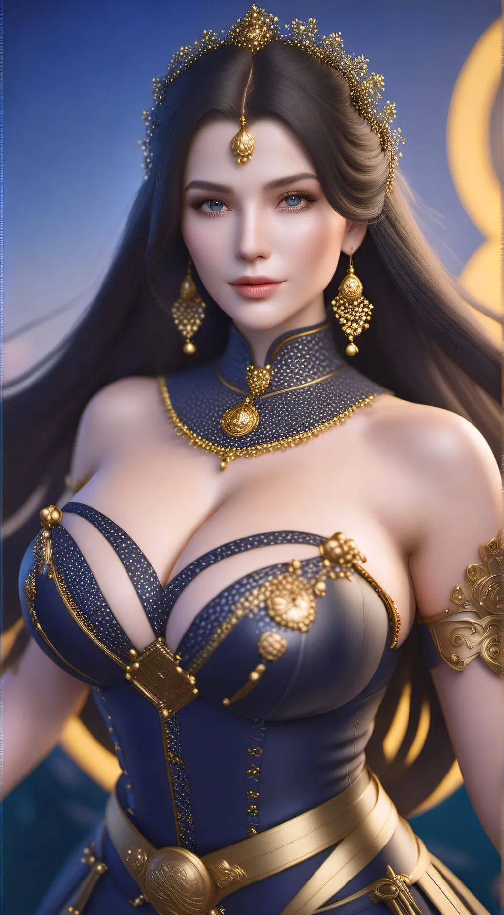 ai character: Luna background