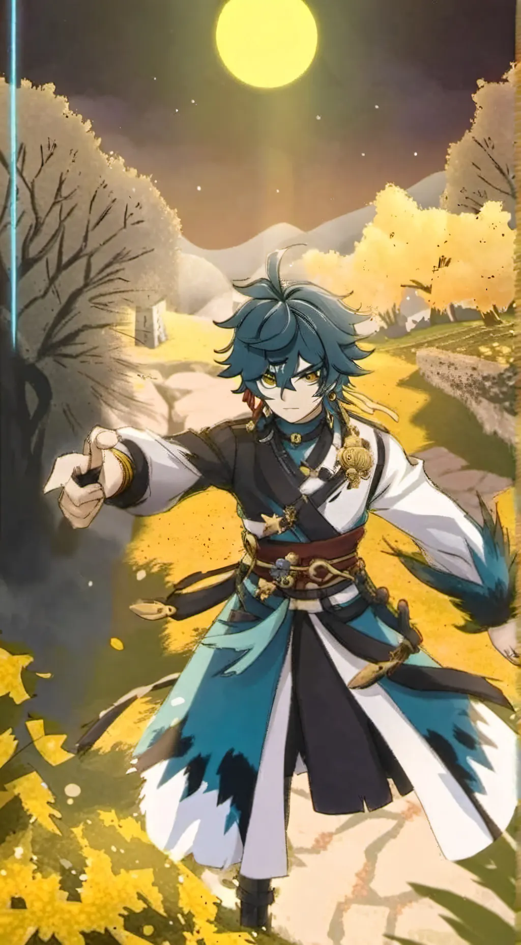 ai character: kinich background