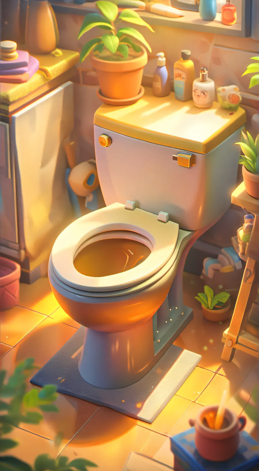 ai character: brainrot infect 2 background