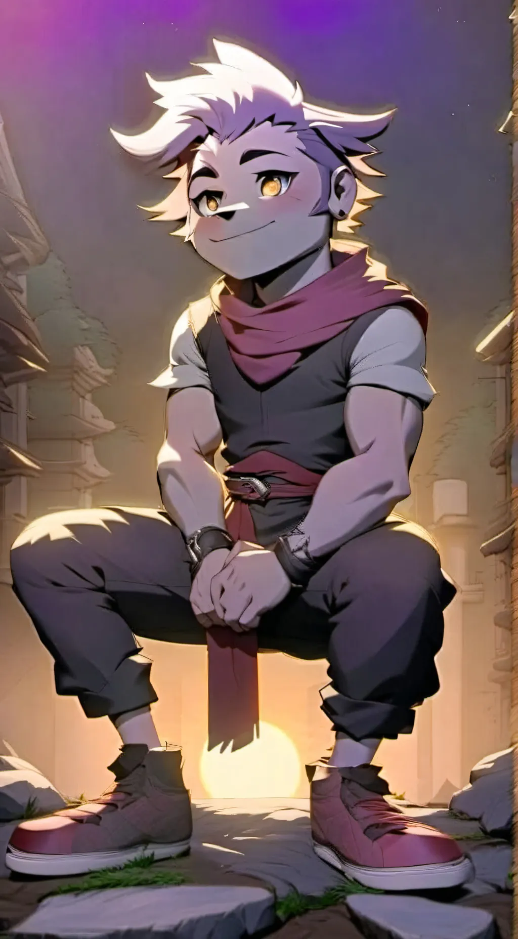 ai character: catnap x dogday background