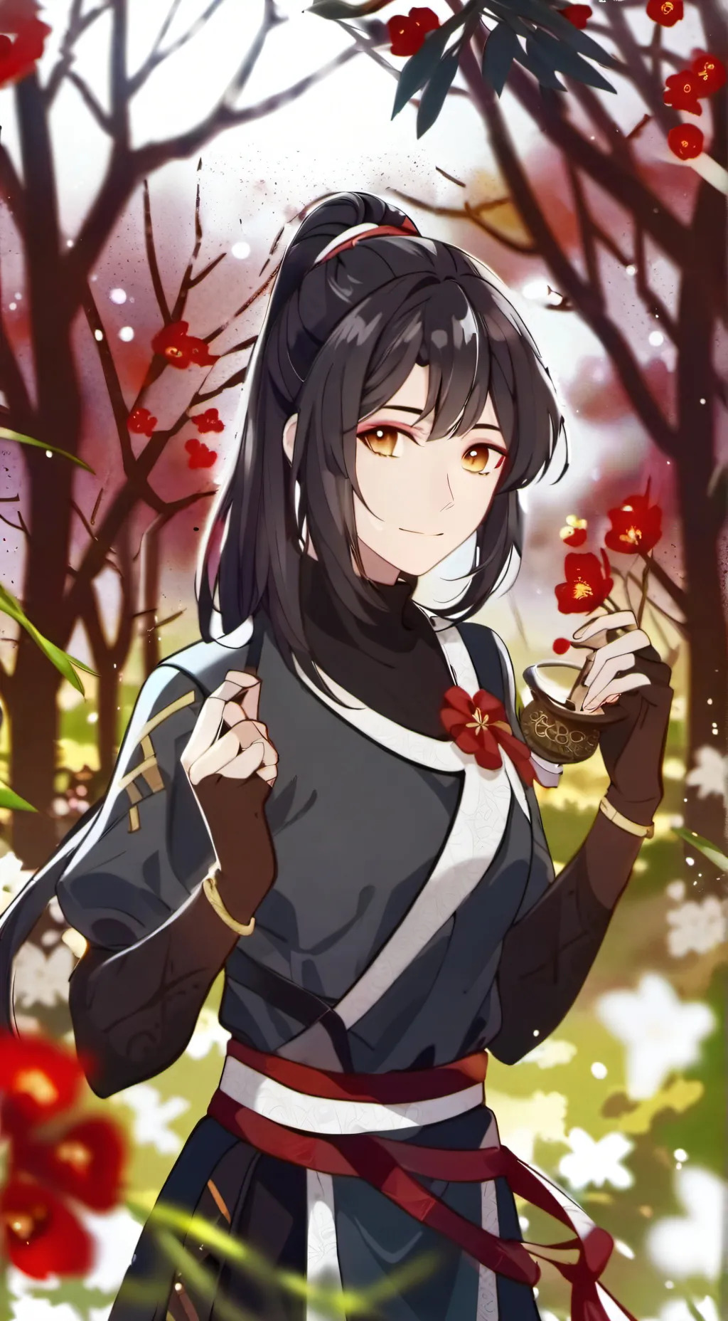 ai character: Mha Jiros sister background