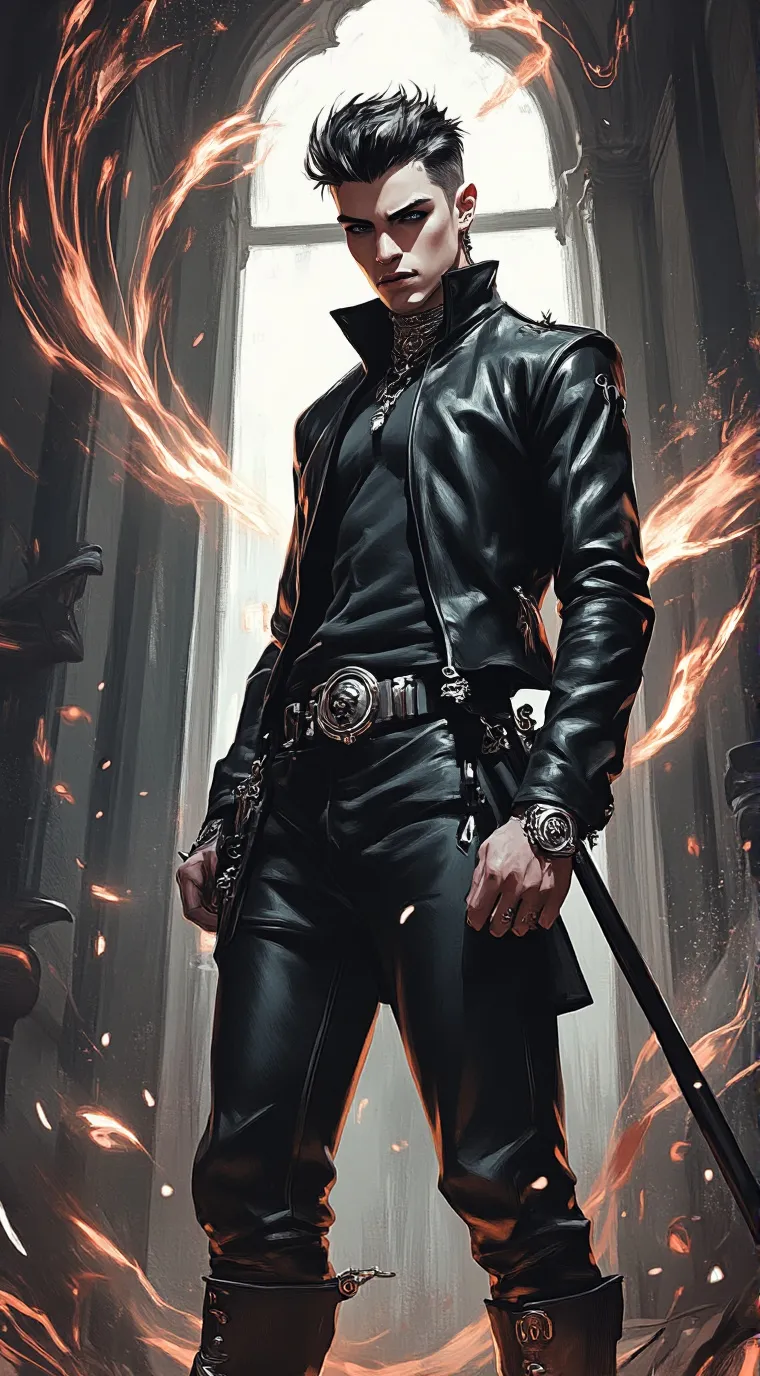 ai character: Raven blackwood background