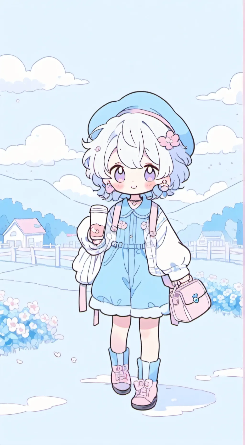 ai character: Country balls background