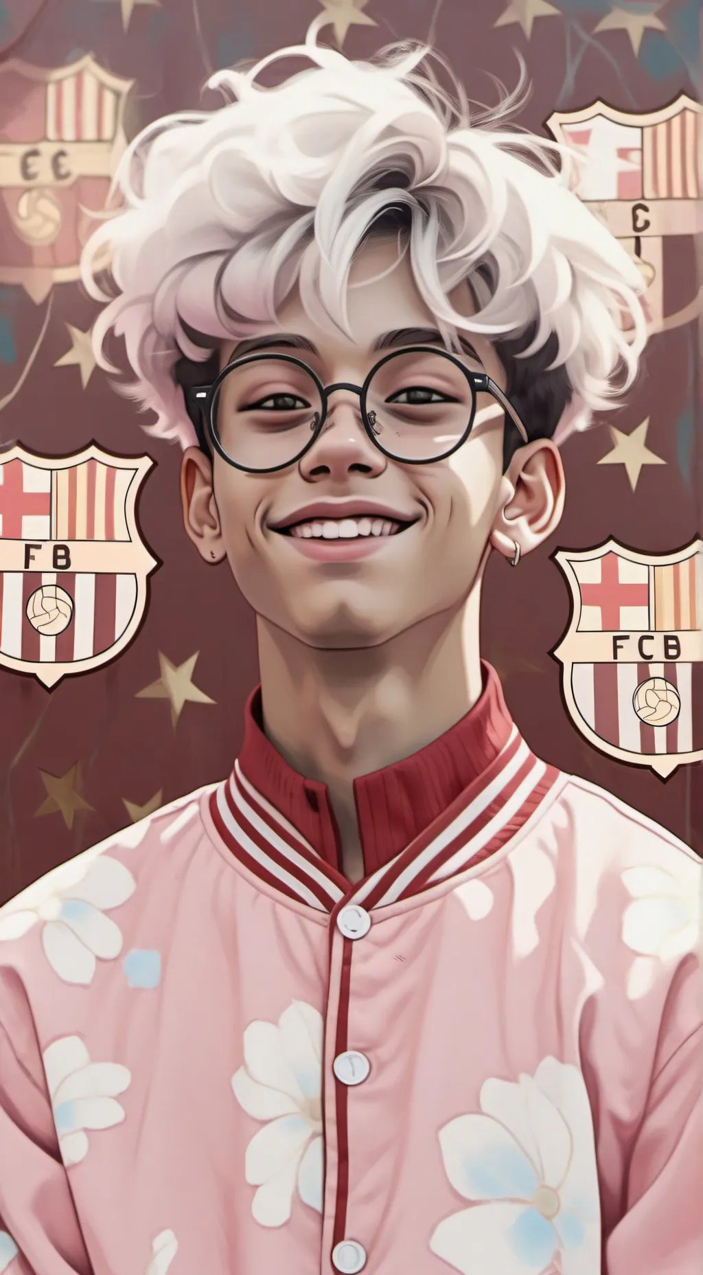 ai character: lamine yamal  background