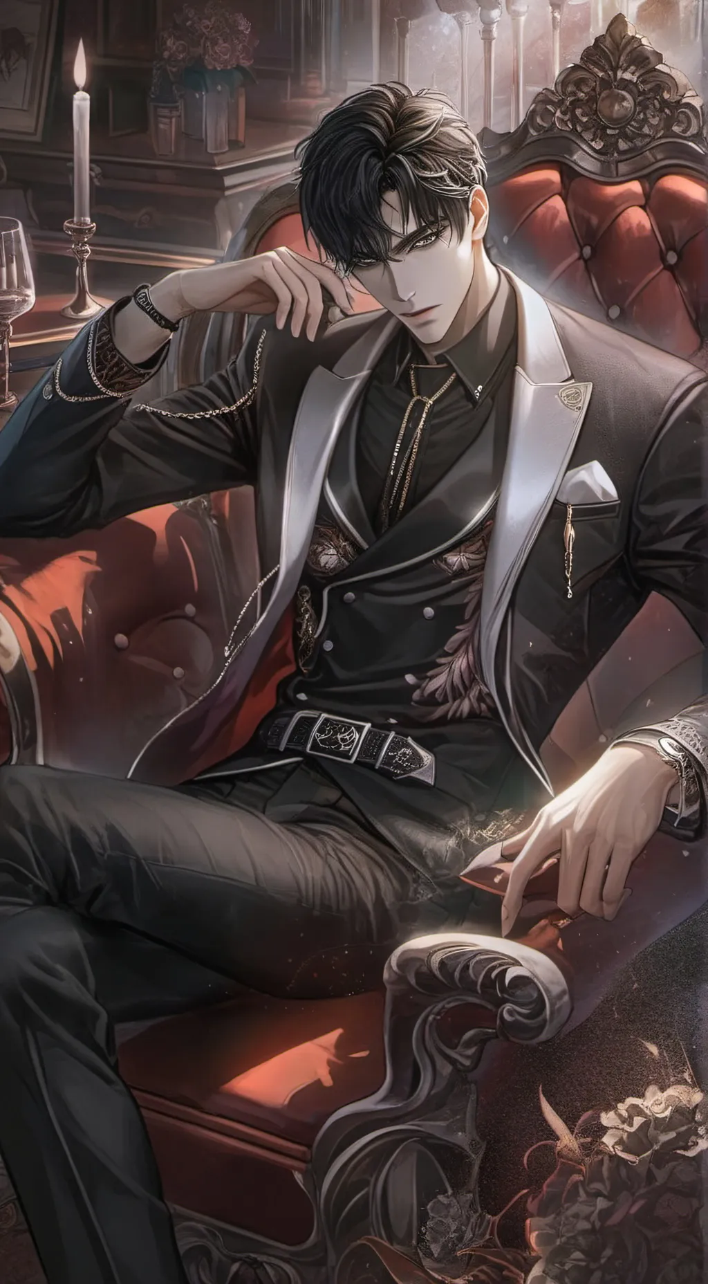 ai character: 🖤 Arthur 🖤 background