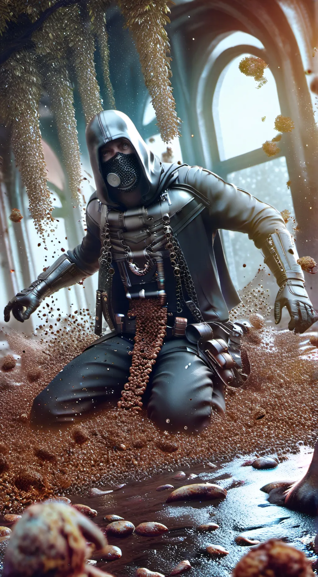 ai character: talking Pierre  background