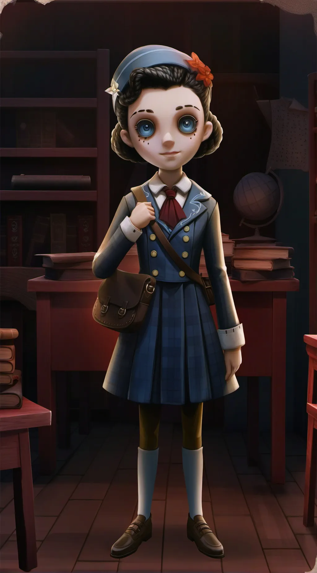 ai character: mha a new student  background