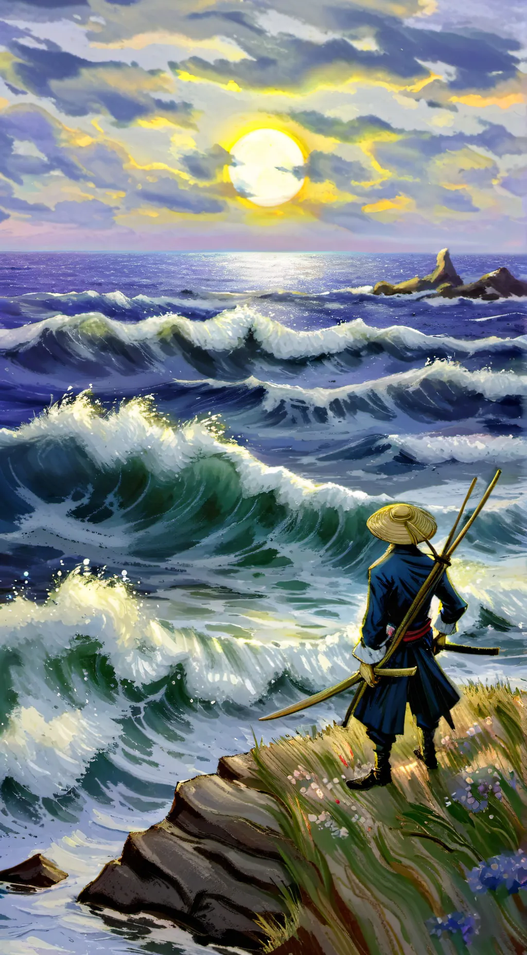 ai character: one piece background